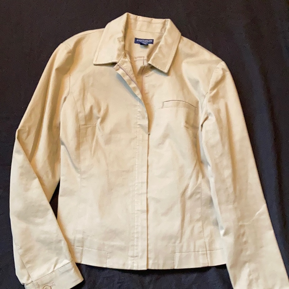 Tan Anntaylor stretch jacket
